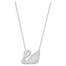 swan-necklace--swan--white--rhodium-plated-swarovski-5007735